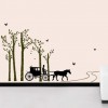 Carriage in the Forest Wall Decal